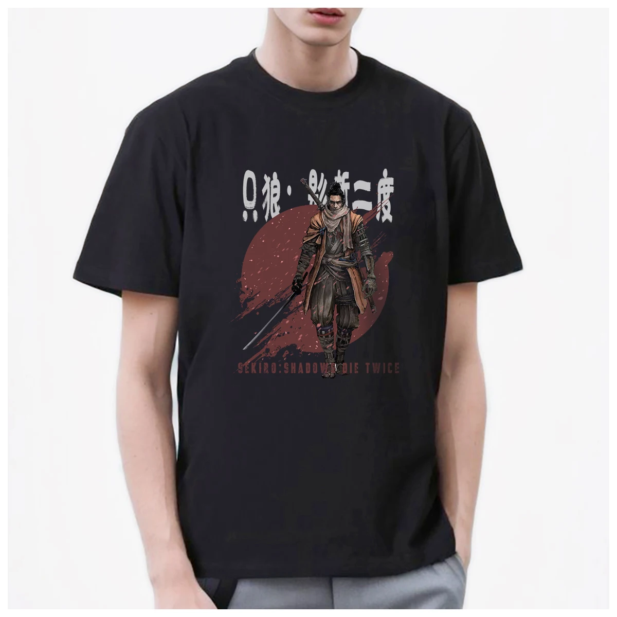 Sekiro Shadows Die Twice Japan Character tshirt mens Women Trendy Fashion 100% Cotton summer casual Streetwear Unisex couple Y2k