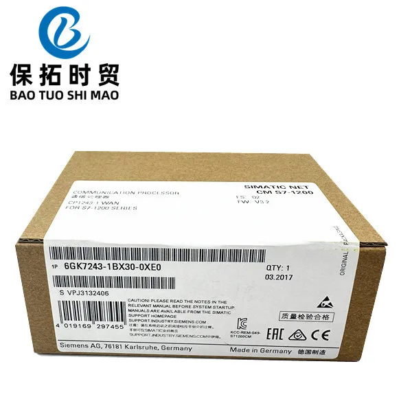 PLC Controller 6GK7243-1BX30-0XE0 S7-1200 6GK72431BX300XE0 S71200 New Original Stock in Stock