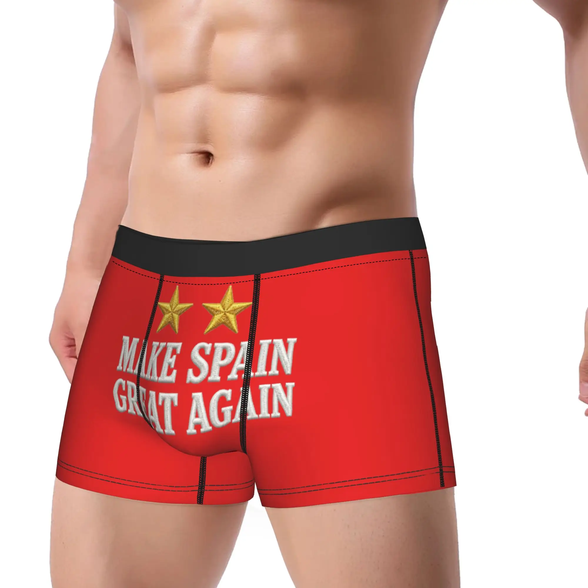 Make Spain Great Again  Men Boxer Briefs Soft Underwear  Underpants