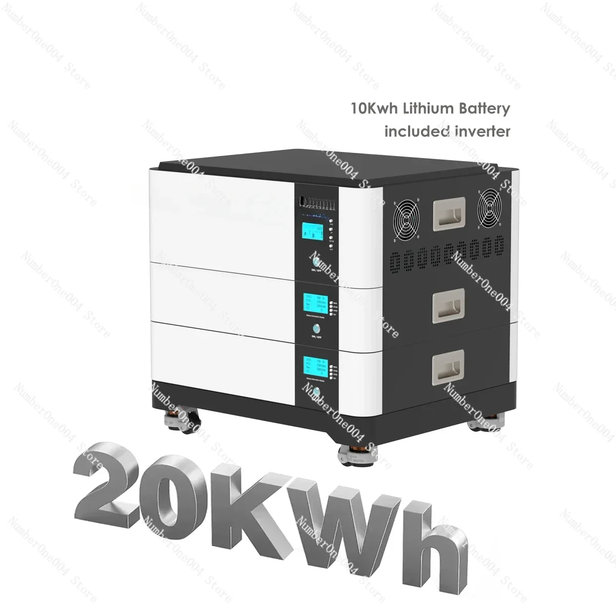 Applicable to offgrid solar energy storage power system home for 48V 51.2v 400AH 20KWh Stacked LiFePO4 battery