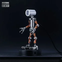 Mechanical Cyber Pun Adam Creative Desk Lamp Decoration Spotlight Metal Assembly Toy Children's Birthday DIY Gift Assembly Light