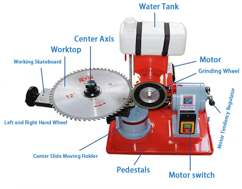 

XPtools Woodworking Sharpening Machine Saw Blade Grinding Machine