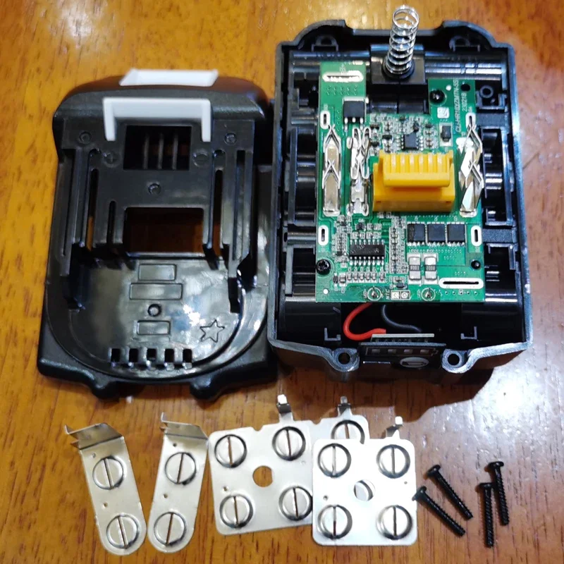 Nikkelplaat Beschermplaat Voor Batterijbehuizing Voor Makitas 18V 6.0ah Lxt Lithium-Ion 1830b 1840b Bl1850b Bl1860b Gereedschapsbatterij