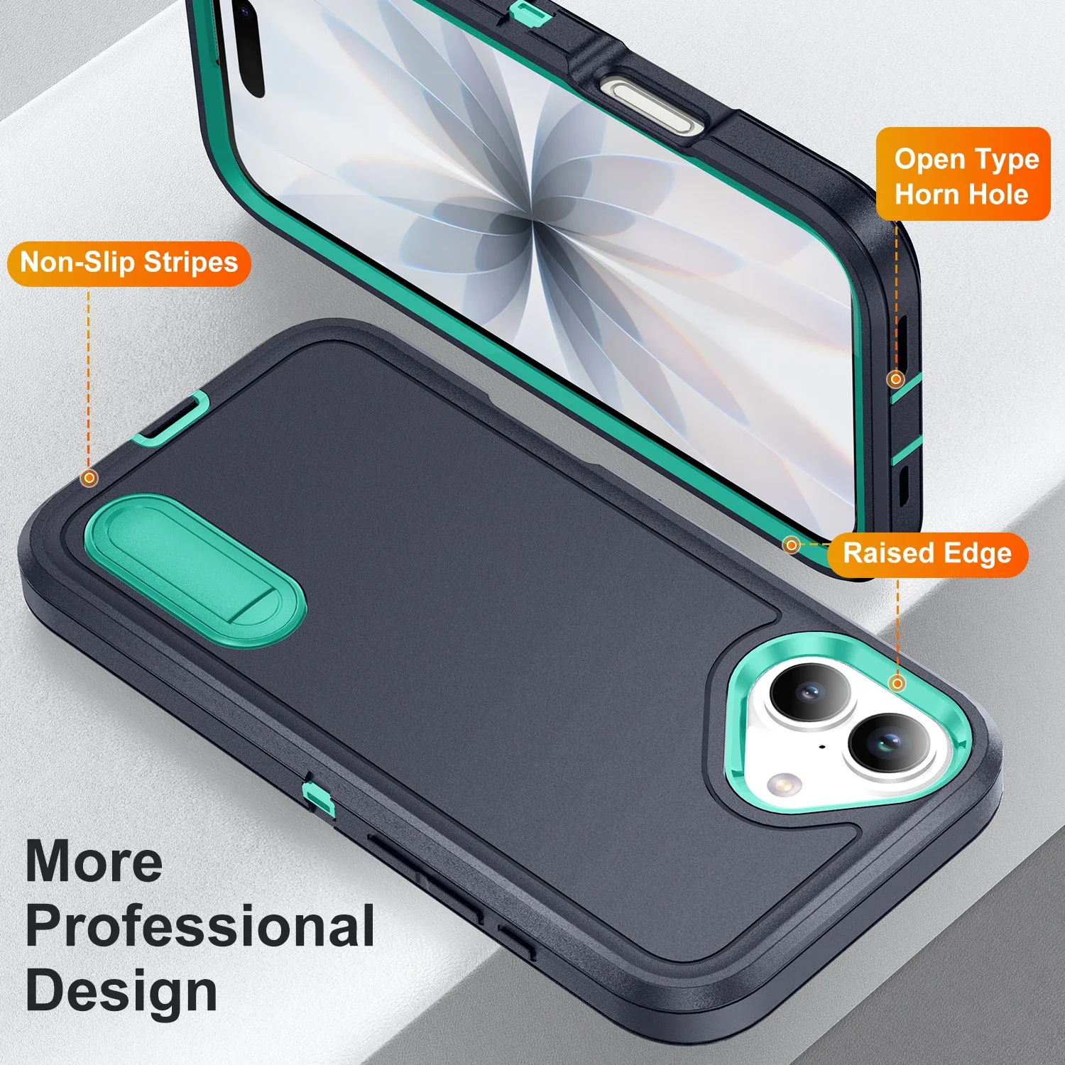 Funda Armor Protection Kickstand para Iphone 17 Pro Max Air 16 Plus Iphone17