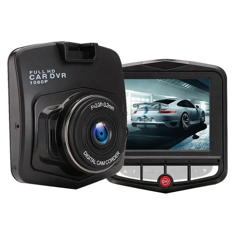 XZY 1080P Full HD Dash Cam 2.4 Inch LCD Screen Car Dashboard Camera With Night Vision Audio Recording Motion Detection