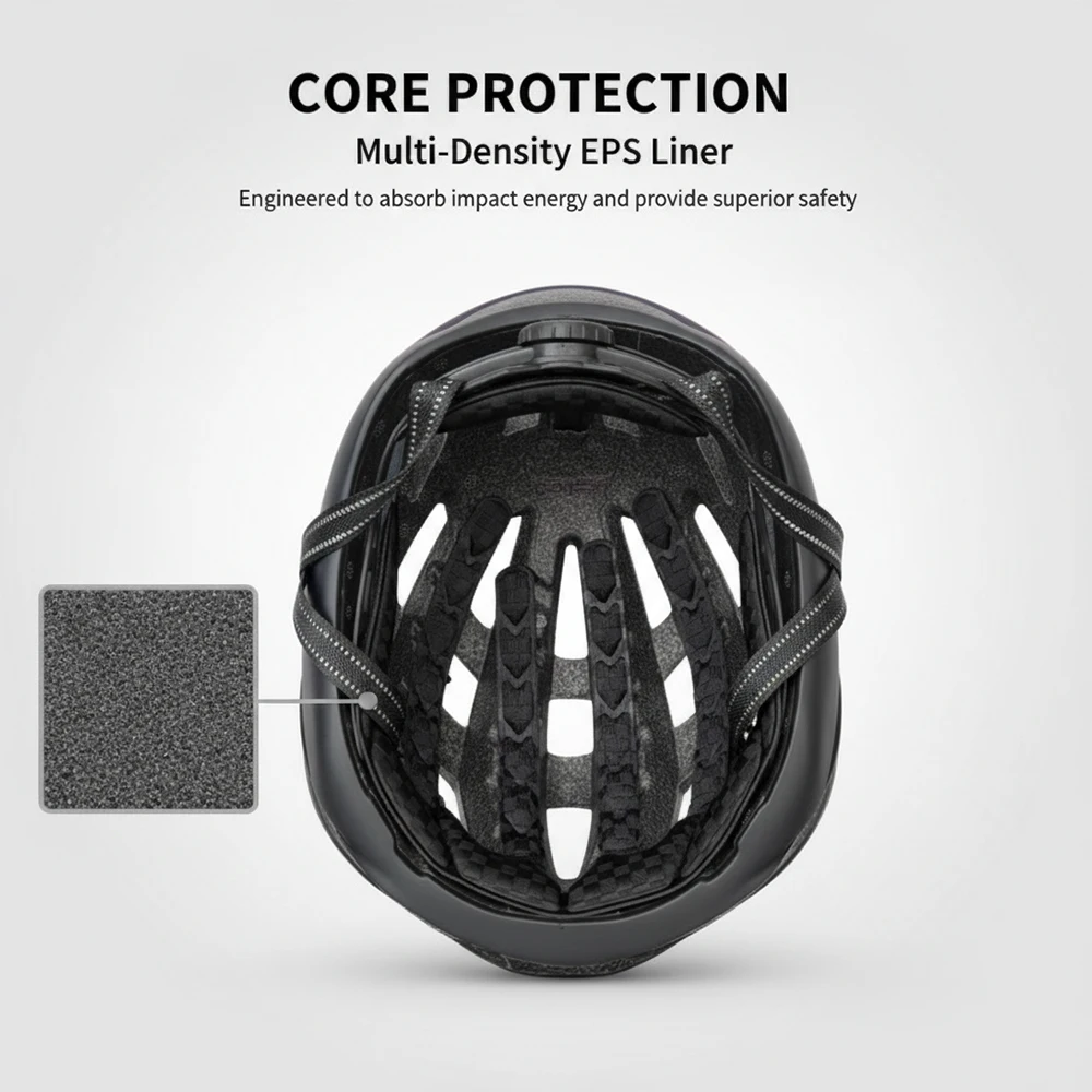 Ultraleichter Fahrradhelm für Herren und Damen, MTB-Rennradhelm, atmungsaktiver Fahrrad-Sicherheitshut, Sportausrüstung – Detail 3