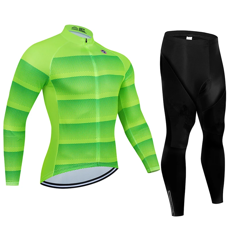 High Quality Cycling Clothing 2025 Cycling Jersey Suits Long Sleeve Windbreaker Bike Maillot Ropa Ciclismo Bicycl Jersey Sets
