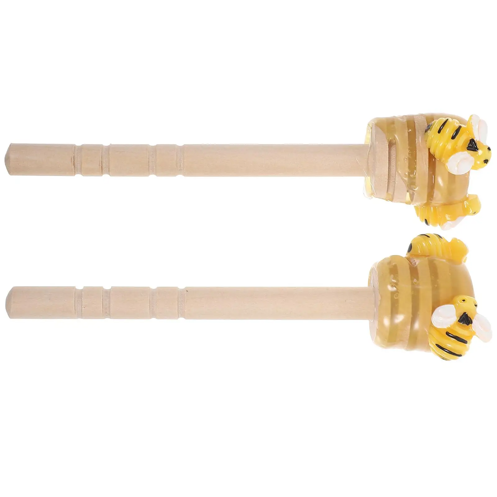 

2Pcs Bee Stirring Rods Mini Tray Kitchen Accessories Spring Farmhouse Decor Tiered Tray Centerpieces Bee Shaped Embellishment