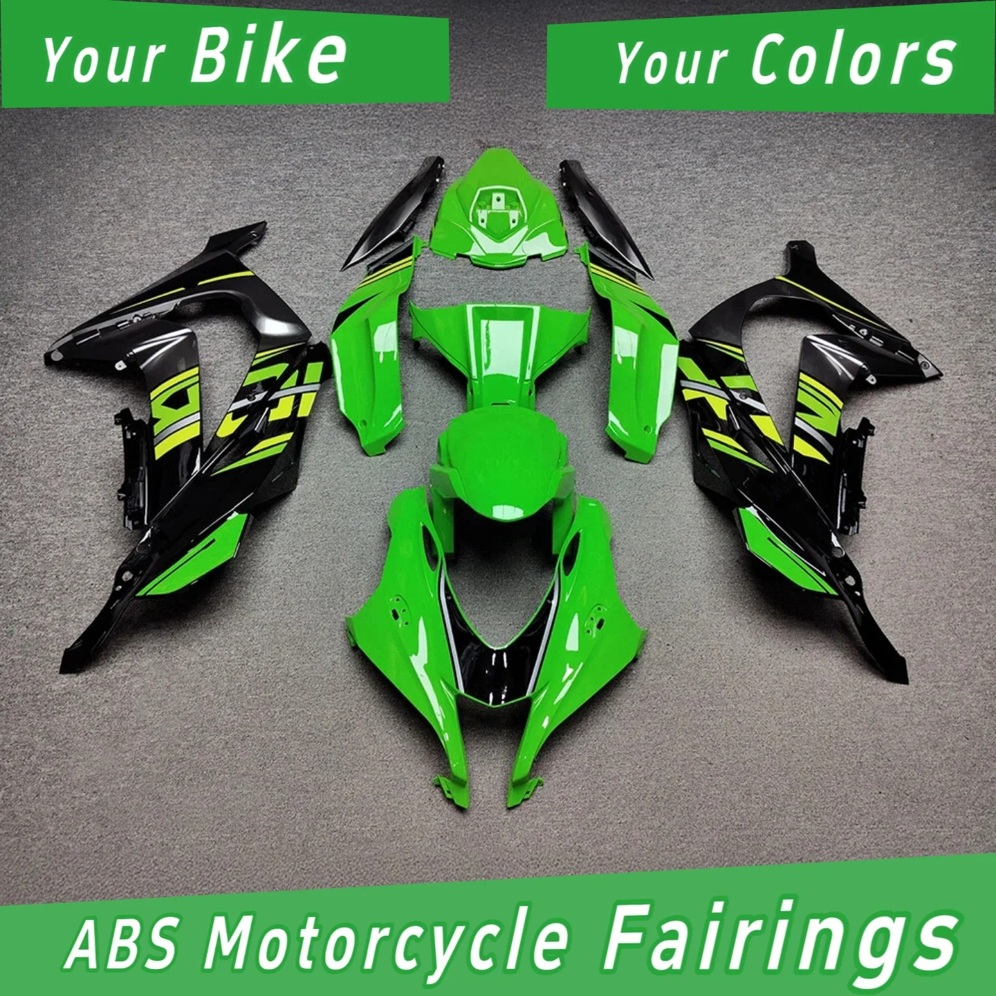 For KAWASAKI ZX10R 2016-2020 Road Racing Fairing - 100% Fit Injection Molded ABS Plastic for Professional Body Rebuild