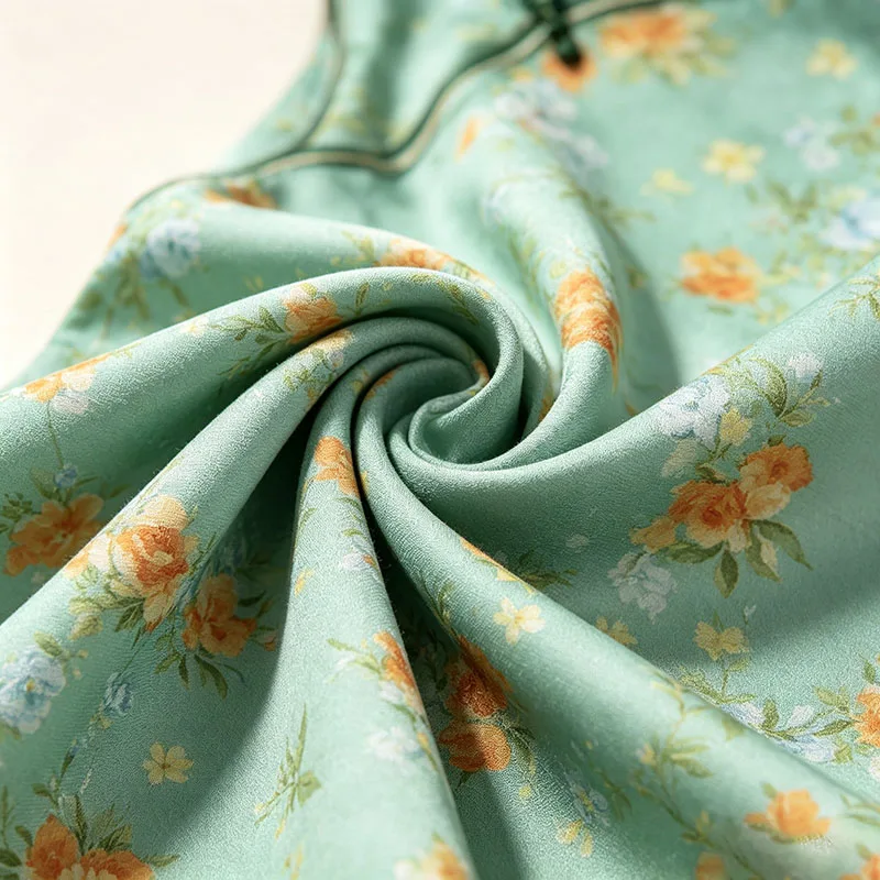 Ramie Grey Fabric, Raw Twill Sand Washed Printed High Density, Eco Friendly Cool Feeling Moisture Absorbing No Deformation, For