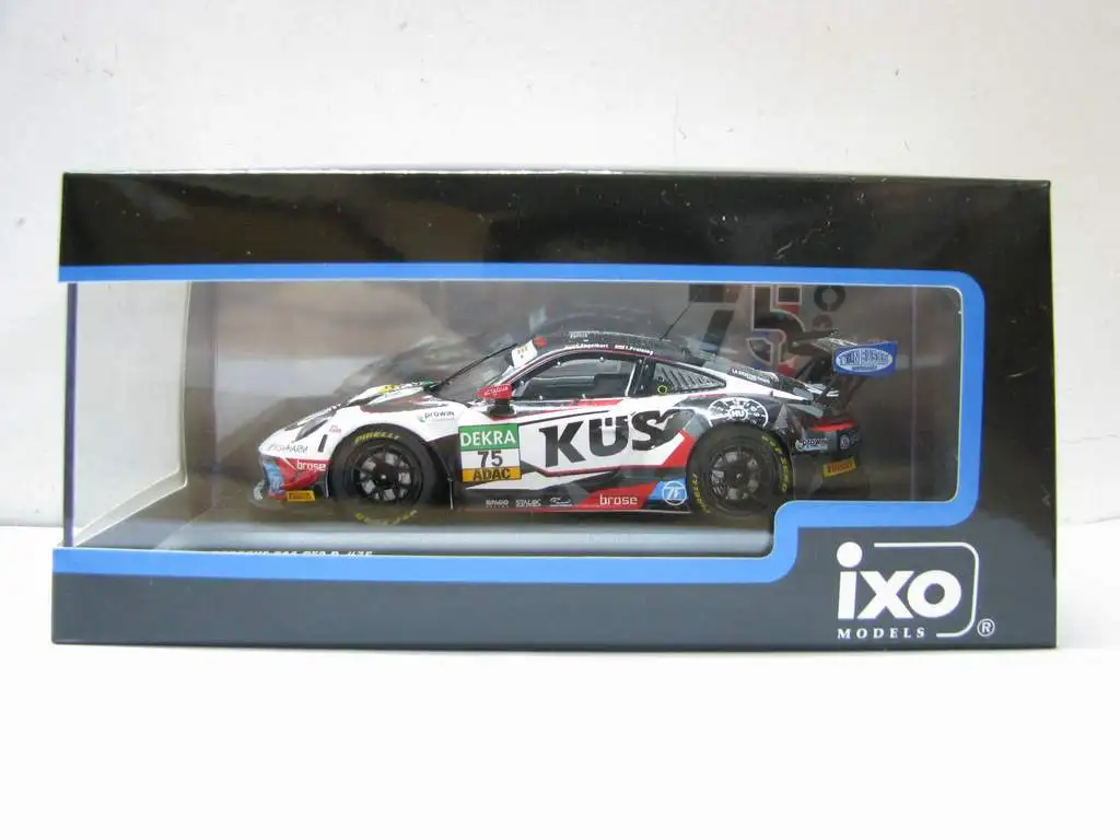 

Diecast 1:43 Scale IXO PORSCHE 911 GT3 R #75 2021 LEGT4303 Alloy Car Model Collectible Toy Gift Souvenir Display Ornament