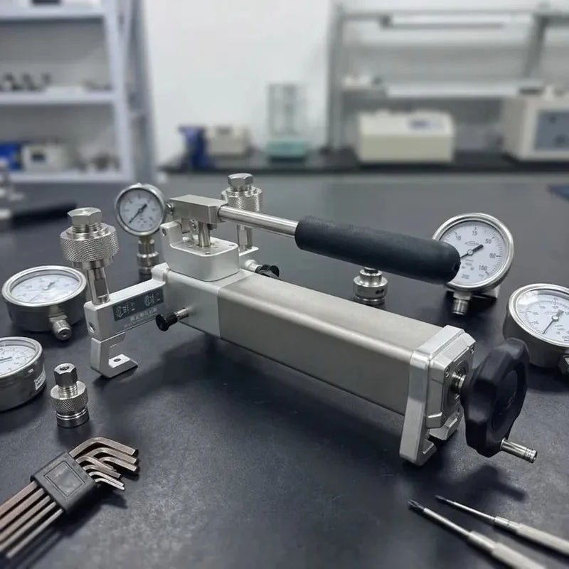 1/2NPT Quickly Connector Manual Air Pneumatic Pressure Calibration Pump HSIN613 Pressure Source Comparator Calibrator 1Pa 1