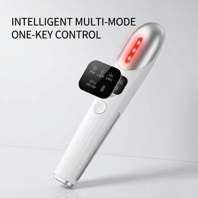 

EMS Microcurrent Face Lifting Device Red Light Facial Wand Eye Neck Massage Skin Tightening Anti Wrinkle Beauty Tool