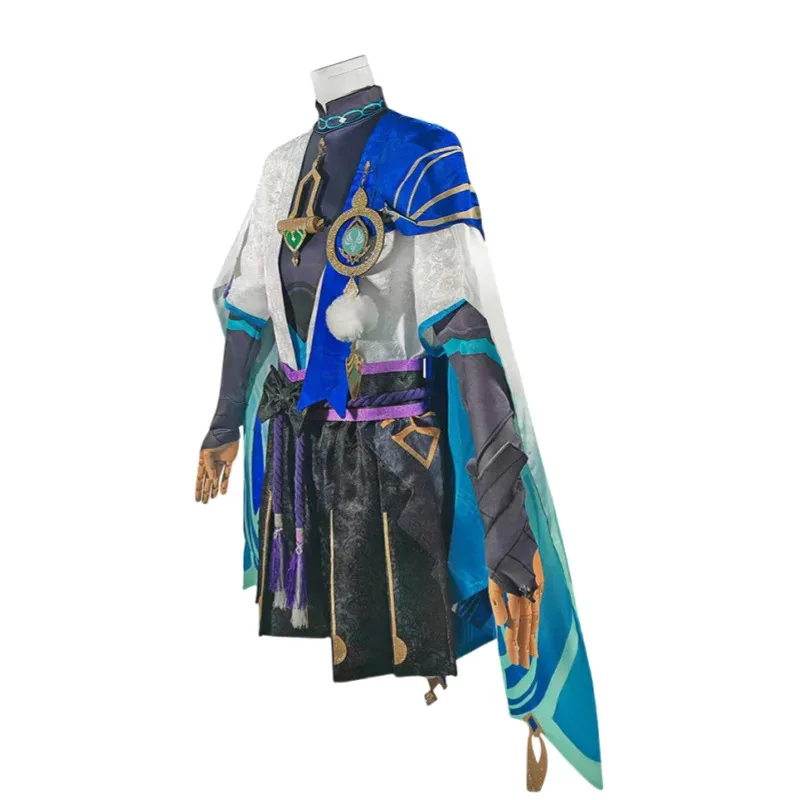 Wanderer scaramouche jogo cosplay traje baladeer chapéu uniforme kunikuzushi halloween carnaval festa roupas animex;2'a,6.h;8'v,