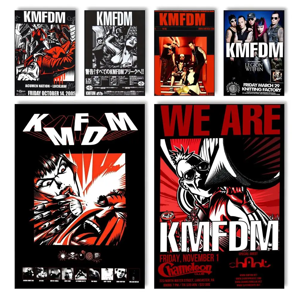 KMFDM K-KMFDM Band Poster High-definition posters, wall art for living room and home decor. Modern home