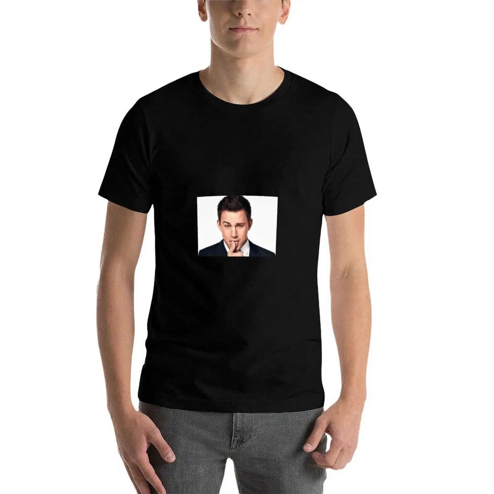 

Channing Tatum T-Shirt man t shirts high quality luxury brand funny t shirts dark humor T-Shirt