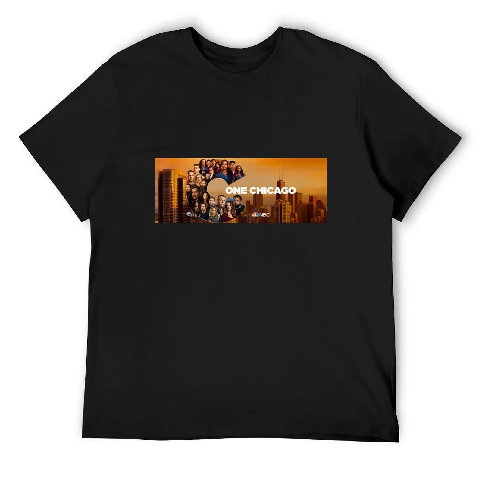 

One Chicago T-Shirt Personalized t-shirt plus size tops oversized graphic tee t shirts men