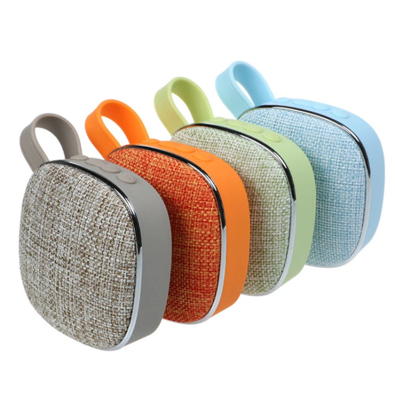 

Convenient Bluetooths Wireless Speaker Cloth Art High Quality Audio Box Speaker Portable Outdoor Travel Music Box 3.0