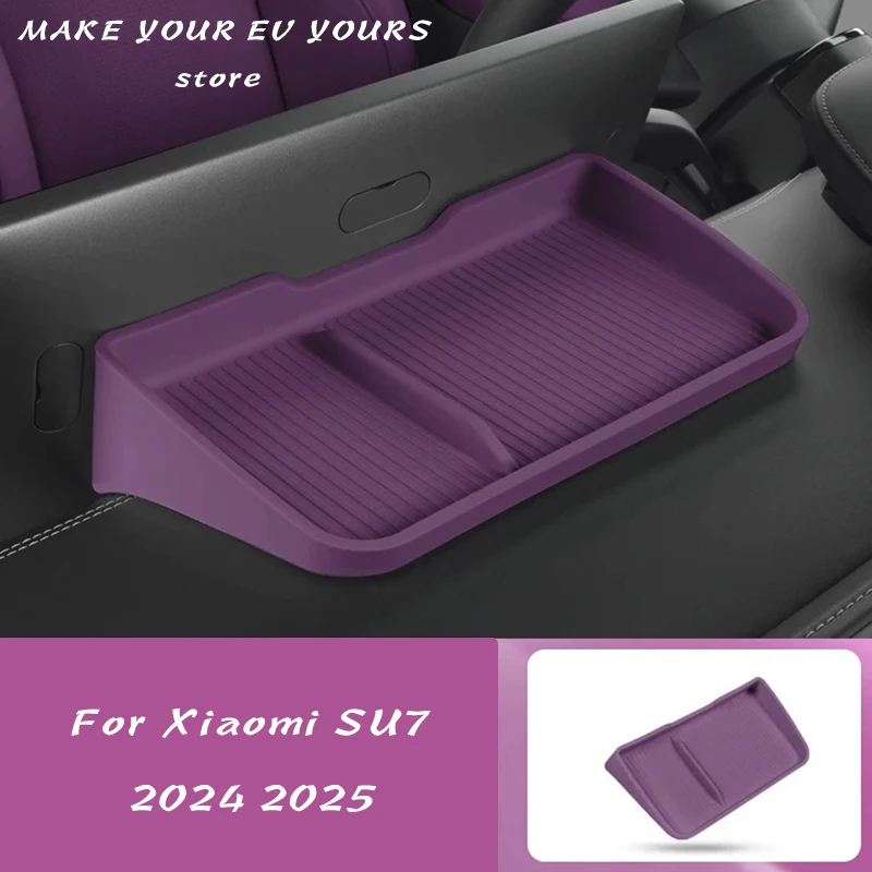 

For Xiaomi SU7 2024 2025 Behind Screen Storage Box Interior Modified Accessories