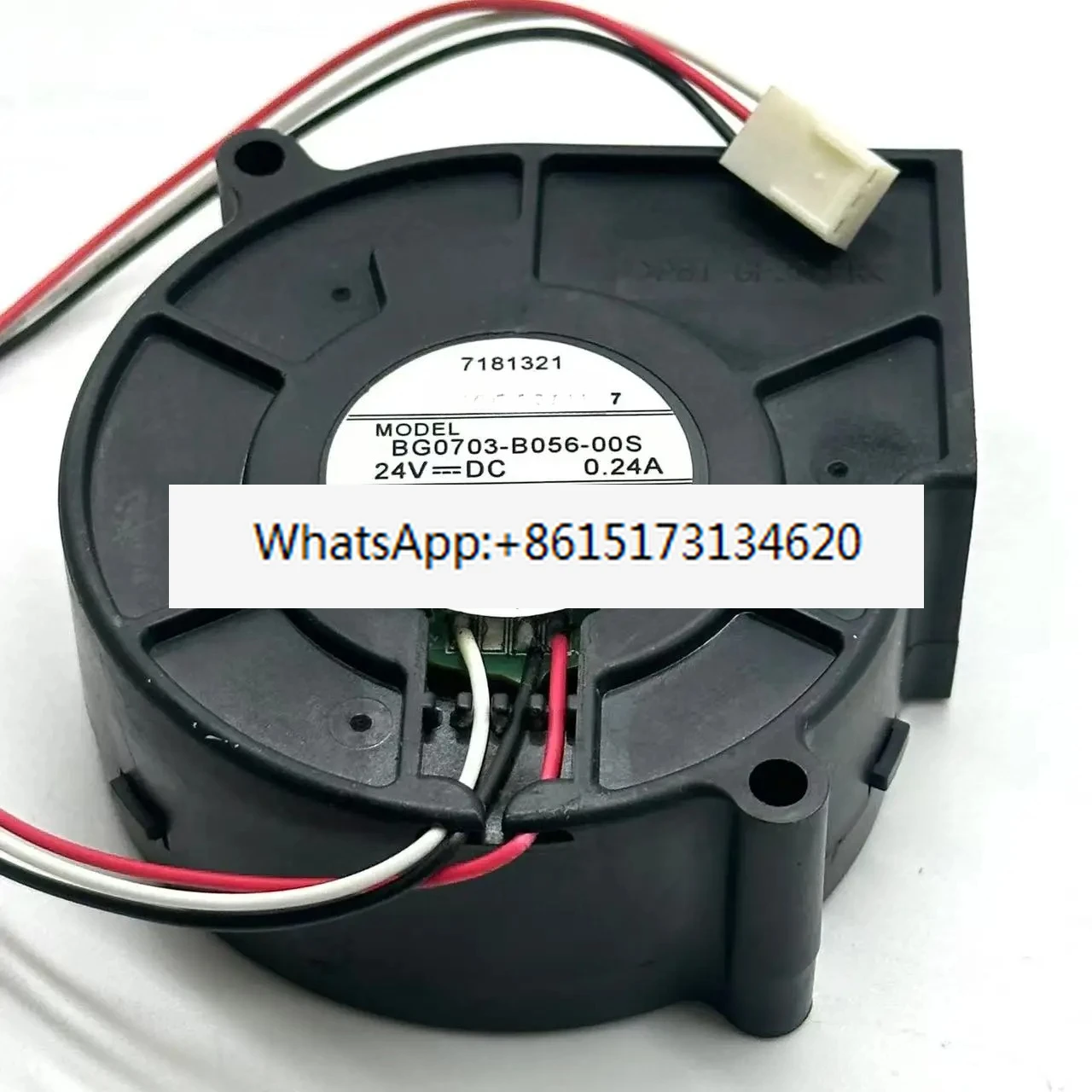 BG0703-B056-00S DC 24V 0.24A 75x75x30mm 3-Wire Server Cooling Fan