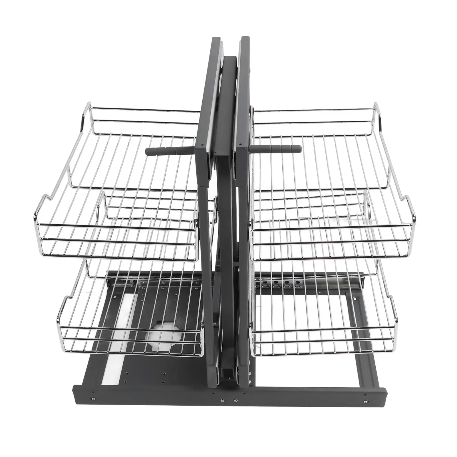 Organizer da cucina estraibile ad angolo cieco, armadio scorrevole da 800 mm per spezie e condimenti