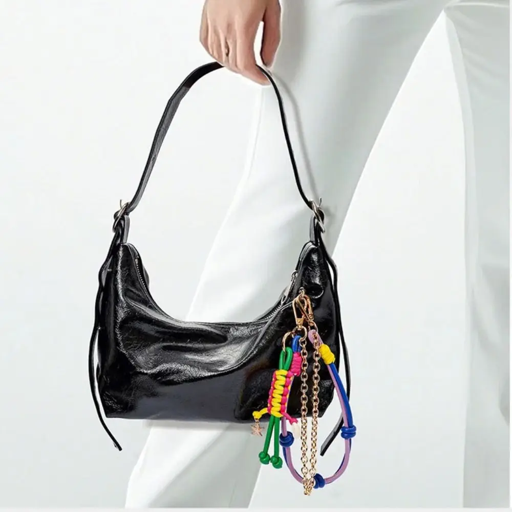 

DIY Necklace Retro Rope Woven Pendant Key Chain Sun Pendant Mobile Phone Pendant Geometric Car Keyring Bag Chain Charms