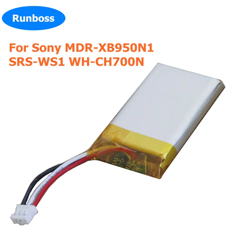New 3.7V Li-Polymer US633346E 1000mAh Replacement Battery For Sony MDR-XB950N1 SRS-WS1 WH-CH700N Acumulator Batteries - view 2
