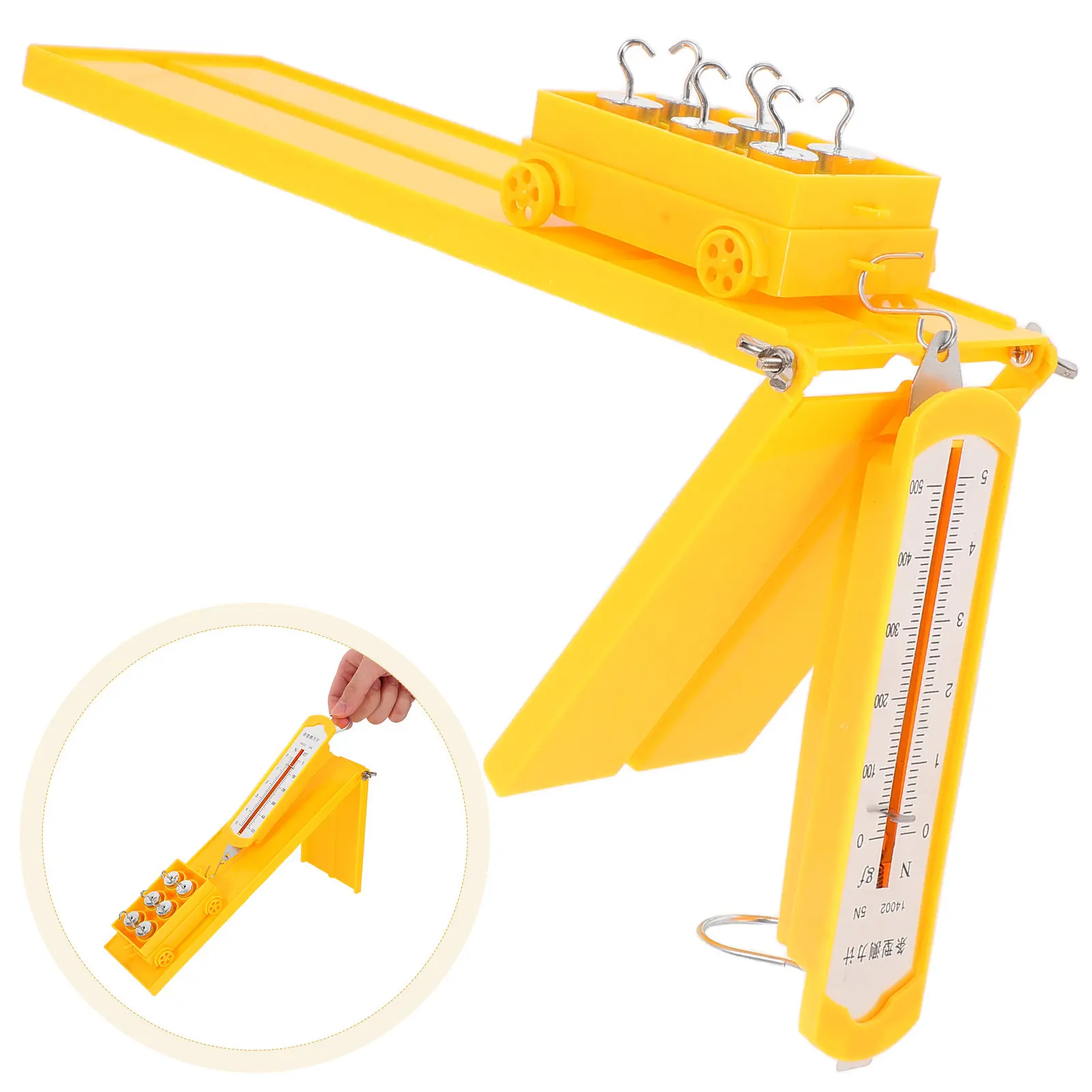 

1Set Physics Mechanics Kit Lever and Pulley System for Elementary Science Experiments Friction Education Tool