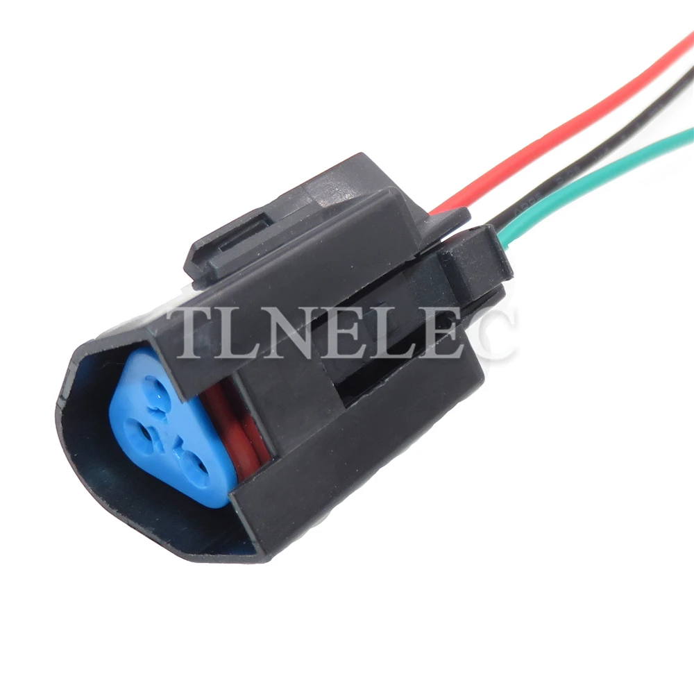 3 Pin Way Auto Wire Harness Sealed Socket with Wires Automotive Wiring Terminal Connectors 7-1437710-9 3-1437712-1