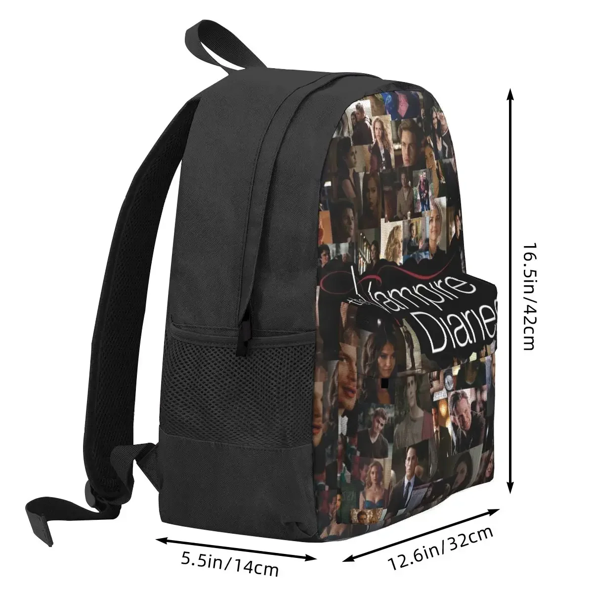 The Vampire Diaries Damon Salvatore Backpack Hot Sale Daypack Large Capacity Children BookBag School Bag  for Men Women