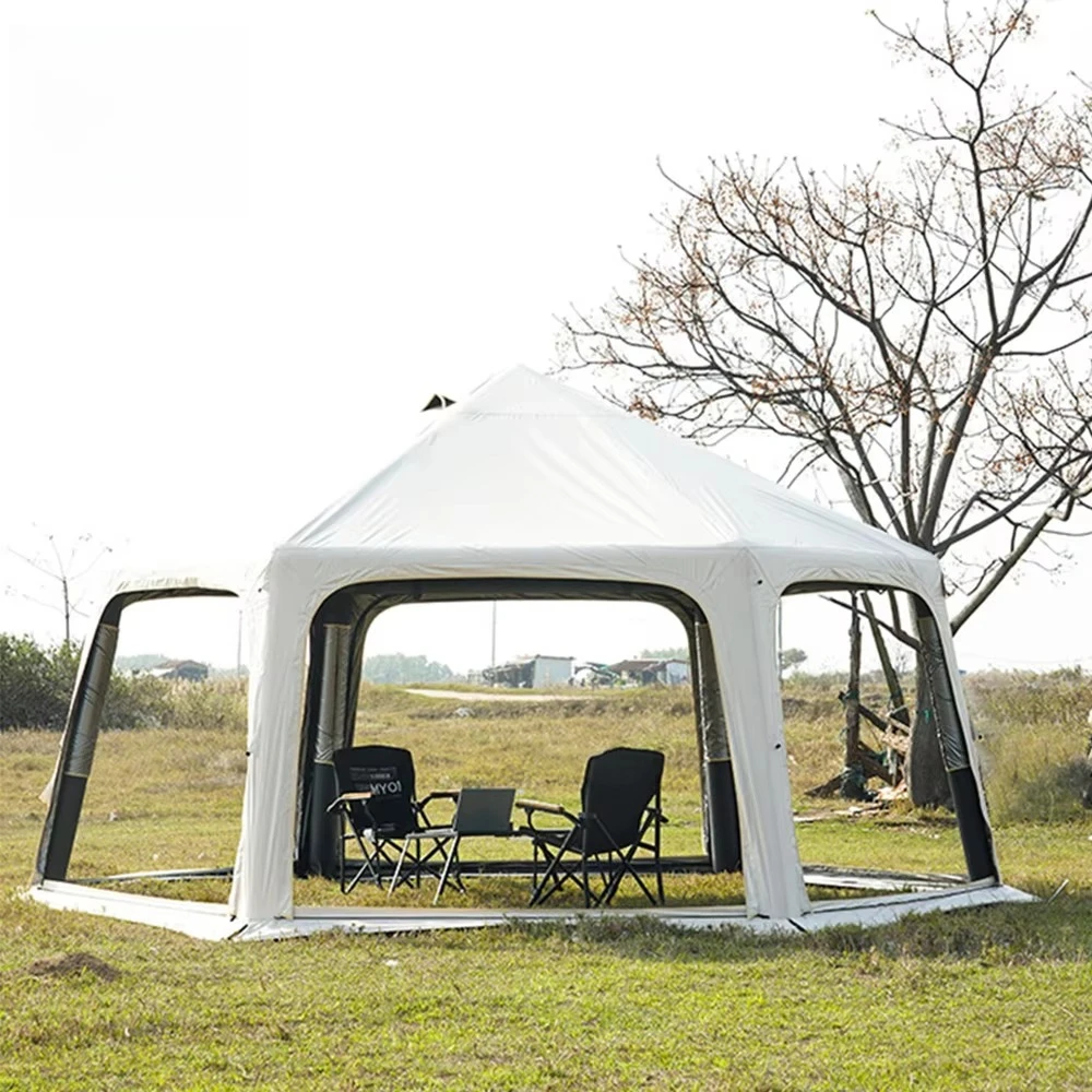 jw-485x485cm Giant Inflatable Air Tent UPF50+ UV Protection Oxford Waterproof Portable Blackout 16m Camping Tent