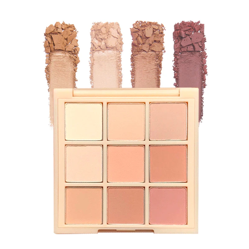 

Shimmer Highly Pigmented Nude Eyeshadow Palette Charming Women Nude Color Naturing-Looking Long Lasting Makeup