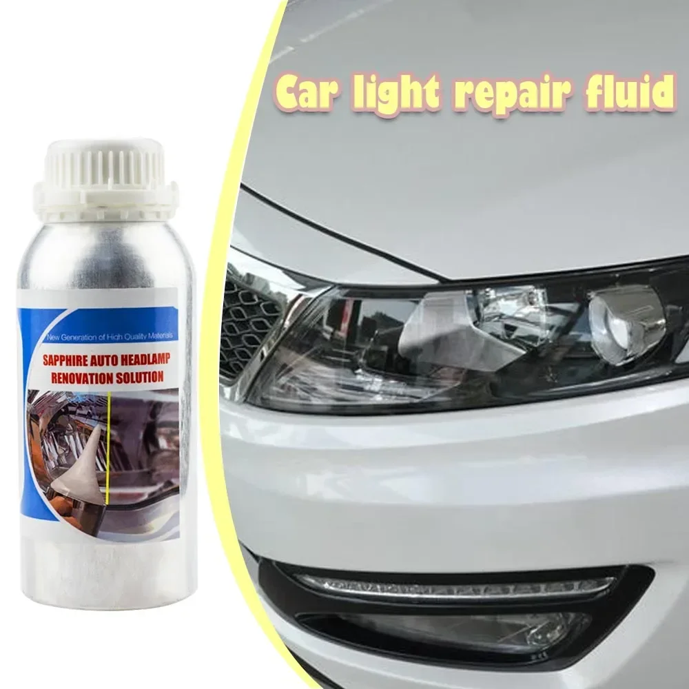 800ml Car Headlight Polish Headlight Restoration Kit Headlight Refurbishment Fluid Car Headlights Maintenance Liquid Polish Care