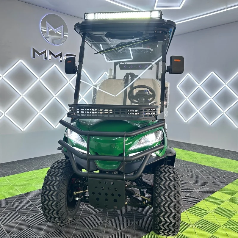

Luxury Electric Golf Cart 4-Seater 60V 5KW Off-Road Golf Buggy Lithium-Powered 4-Passenger Vehicle for Golf Courses