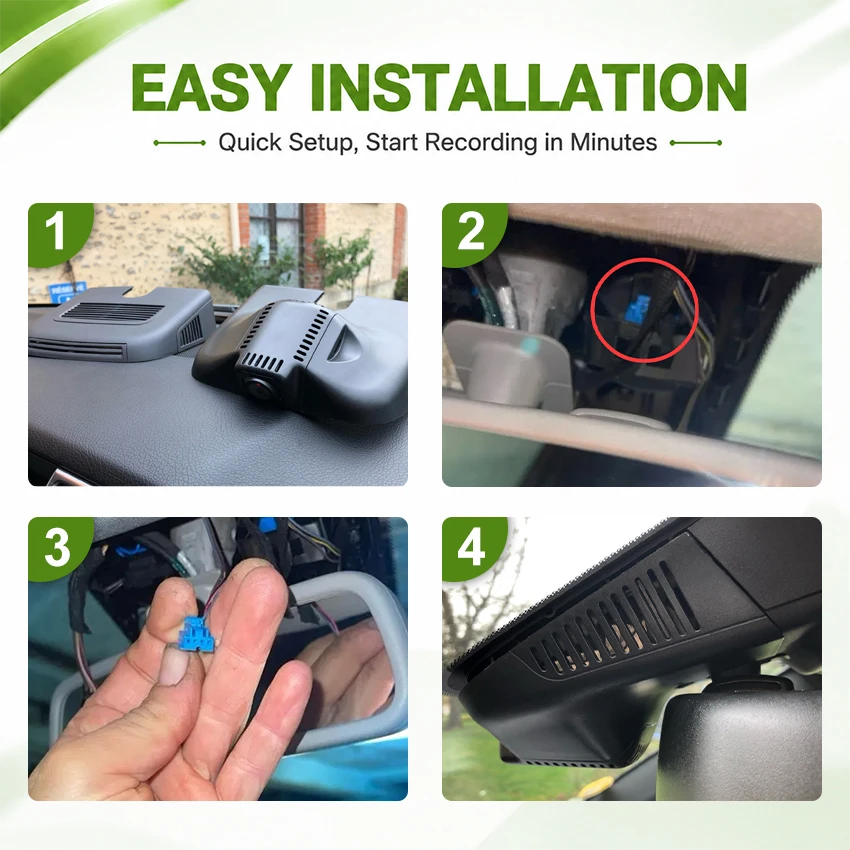 Car DVR For Mercedes-Benz GL GL350 GL450 GL550 X166 2013-2016 For MB ML ML250 ML350 ML400 ML550 W166 2012-2015 Dash Cam 4K 2160P