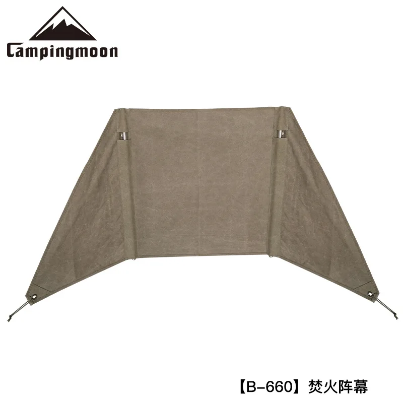 Coman B- 660 Flame Retardant Canvas Burning Fire Array Screen Windshield Cloth Outdoor Picnic Windproof Equipment