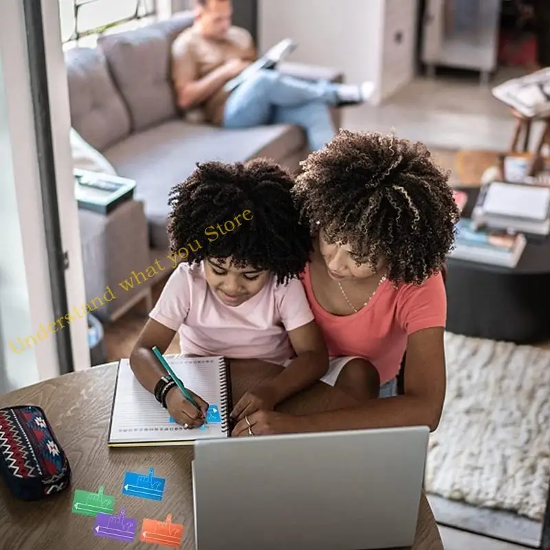 J60A أداة فاصل بخط اليد J60A لكتابة الأدوات ذات الأدوات اليدوية الفردية للأصابع اليدوية كتابة فواصل لأطفال المدارس #2