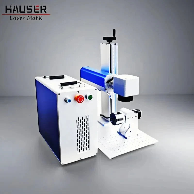 Fiber Laser Marking Machine Metal Laser Engraving Machine 20W/30W/50WJPT Mopa Laser Source with Rotary Fixture Platform