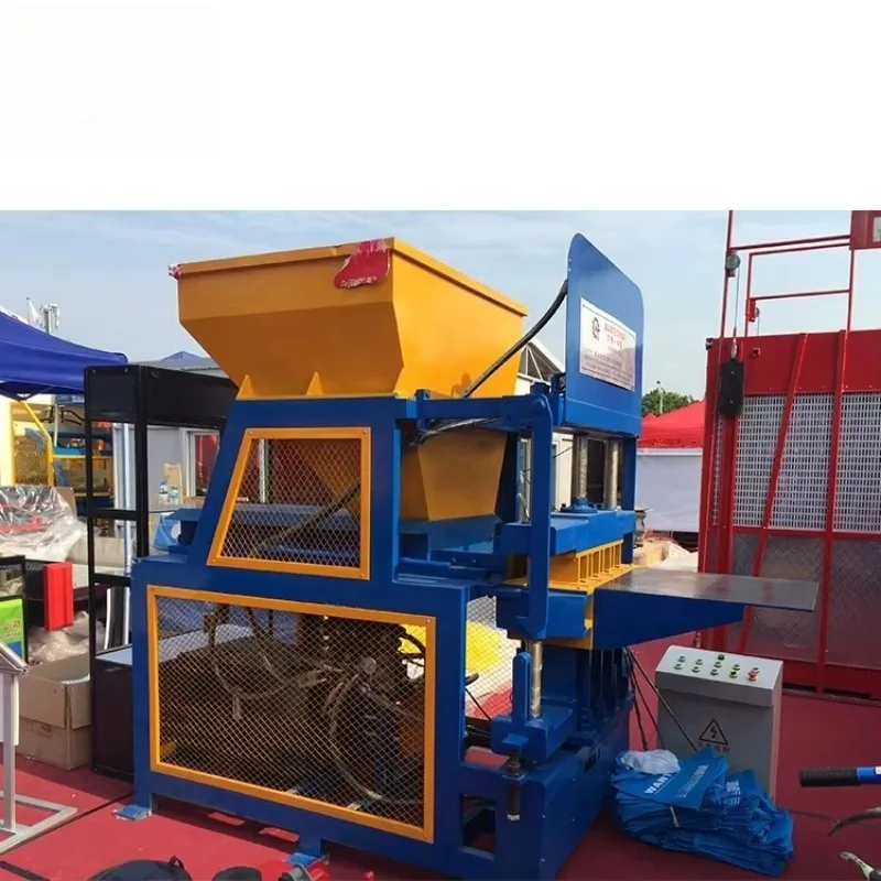 Hydraulic Concrete Brick Making Machine Automatic Building Block Production Line Factory Supply view 6