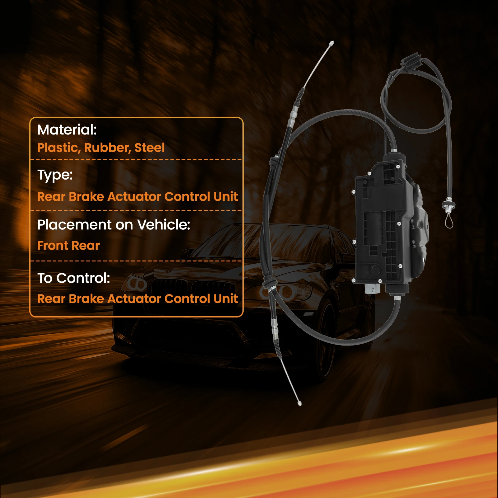 Frein de stationnement électrique, 6868514 6874220 pour BMW X5 F15/F85 2014-2018 V8 4.4L pour BMW X6 F16 2015-2019 V8 4.4L 34436864546