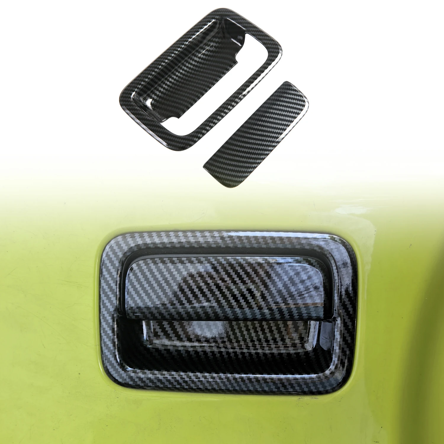 

For Suzuki Jimny 2019-2025 ABS Tailgate Handle & Door Cup Scratch Guard Stickers 2 Pieces