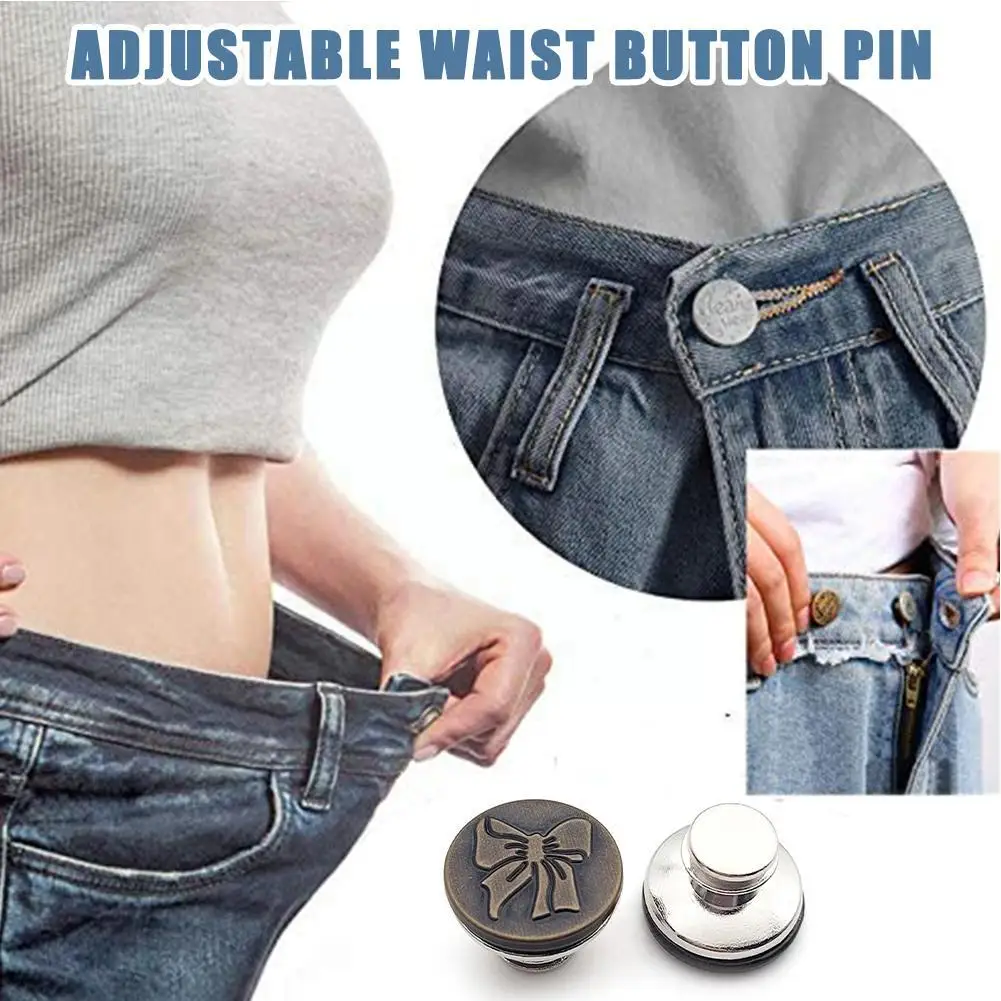 1 Pcs Flat Waistband And Button-free Jeans Waistband Tool Pant Reduction Waist Reduction Waist Adjustment And And Button-fr V3N4