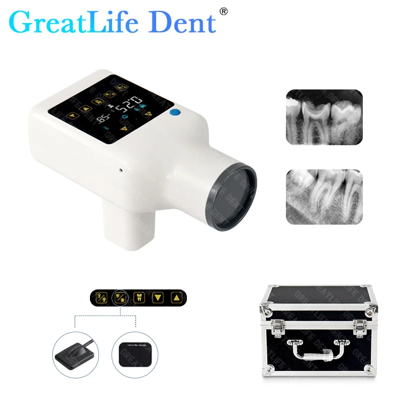 GreatLife Dent Dental Equipment Portable For Dentist Digital X-Ray Machine Unit High Frequency X-Ray Camera RVG Sensor Imaging