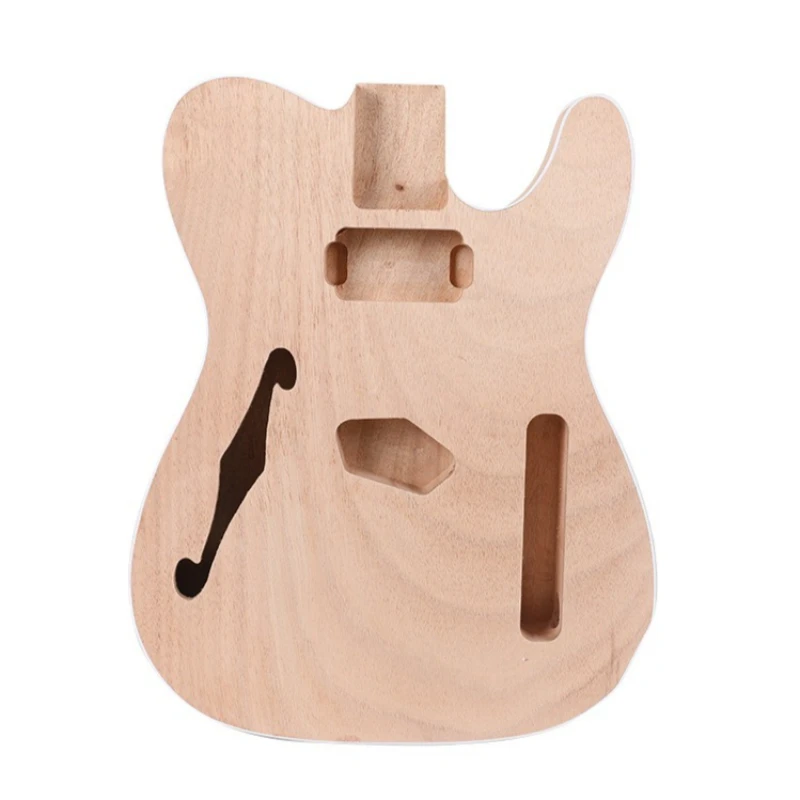 Electric Guitar Body Wooden DIY Assembled Kit Set Guitar Barrel Handmade Guitars Parts for TL-F30 Rock-pop Guitars Accessories