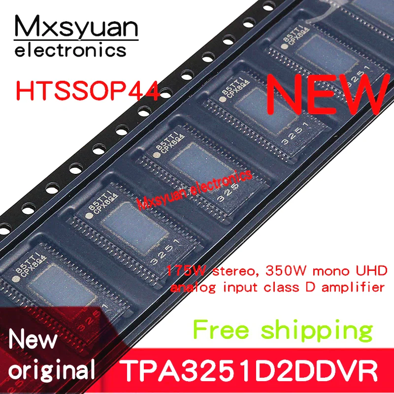 5pcs~50pcs TPA3251D2DDVR TPA3251D2 TPA3251 3251 HTSSOP44 New original