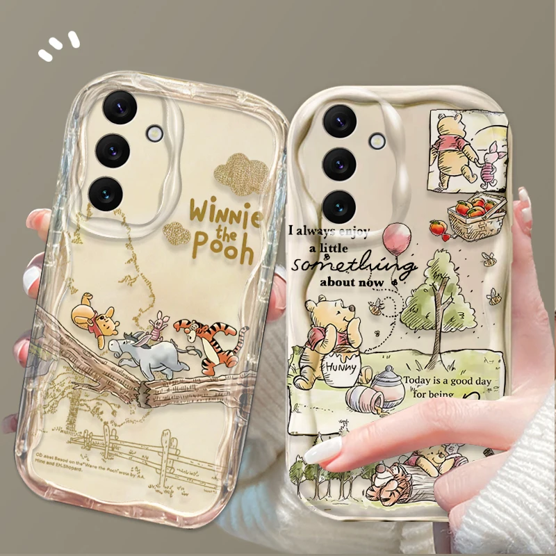 Winnie The Pooh Case For Samsung Galaxy A54 A05 A05S A34 A24 A14 A04S A73 A53 A33 A23 A13 A72 A52 A52S A32 A71 A51 A21S A17 A07