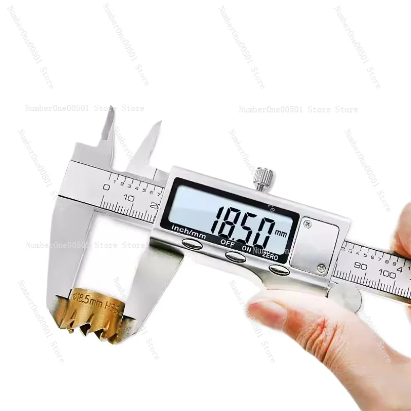 Stainless Steel Vernier Caliper Measuring Tool 0-150mm High Precision Metal Digital Display CNC Jewelry Crafts Jade Bracelet