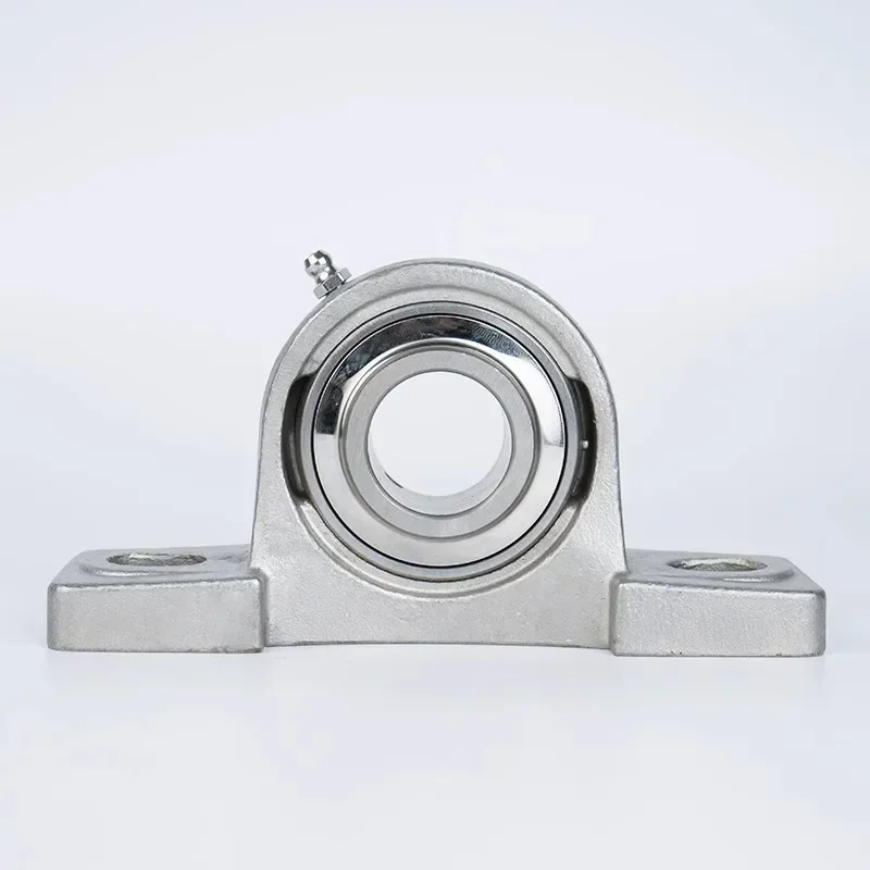 【From China】Precision P2 Stainless Steel Outer Spherical Vertical Bearing Seat Farm Industry Applicable Block Bearing Grease Lub