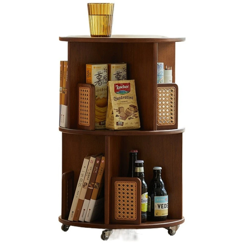 

Mobile side table, antique retro coffee table, storage trolley, sofa side cabinet, side cabinet, corner table