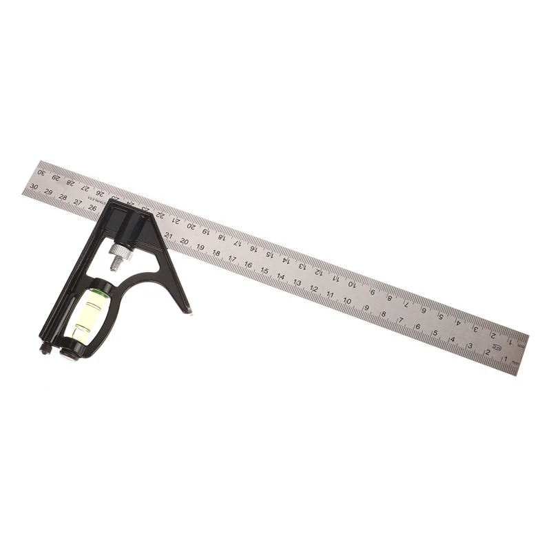 Horizontal Angle Square Stainless Steel Angle Square Measuring Tool Aluminium Adjustable Combination Spirit Level